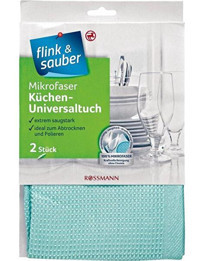 Flink Sauber Tüm Yüzeyler 2'li Mikrofiber Temizlik Bezi
