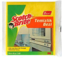 Scotch Brite 3'lü Temizlik Bezi