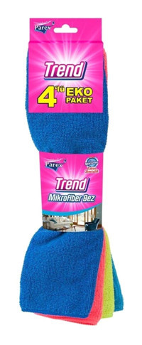 Parex Trend 4'lü Mikrofiber Temizlik Bezi
