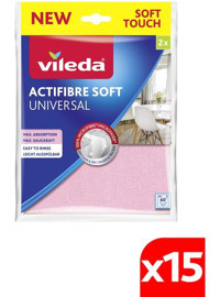 Vileda Actifiber 15x2'li Mikrofiber Temizlik Bezi