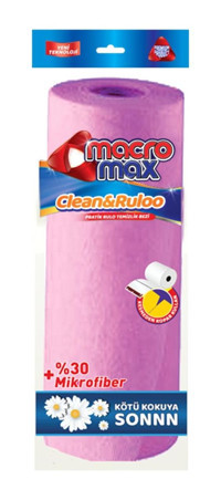 Macromax Clean&Rulo Tekli Mikrofiber Temizlik Bezi