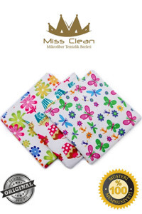 Missclean Sihirli Mutfak 3'lü Mikrofiber Temizlik Bezi