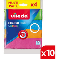Vileda Colors 10x4'lü Mikrofiber Temizlik Bezi