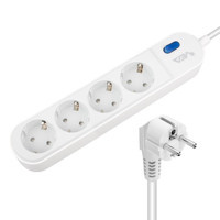 Vea VE-VEGA104 A Class 4'lü 1.5 metre USB Kablolu Tekli Akım Korumalı Priz