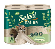 Lily Select Nature 3 Katlı 8'li Rulo Tuvalet Kağıdı