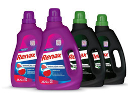 Renax Renkliler ve Siyahlar İçin 168 Yıkama Sıvı Deterjan 4x2.52 lt