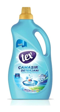 Tex Beyazlar ve Renkliler İçin 41 Yıkama Sıvı Deterjan 2.5 lt