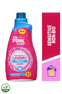 The Pink Stuff Hassas Ciltler Tüm Renkler İçin 32 Yıkama Sıvı Deterjan 960 ml
