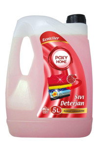 Poxy Renkliler İçin 100 Yıkama Sıvı Deterjan 5 lt