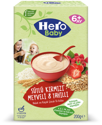 Hero Baby Tahıllı Meyveli Tahıllı Kavanoz Maması 200 gr