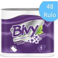 Bivy 2 Katlı Kokulu Renkli 48'li Rulo Tuvalet Kağıdı