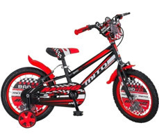 Mito Badkid 16 Jant Kırmızı Siyah Çocuk Bisikleti