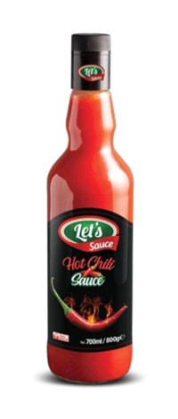 Let's Sauce Hot Chili 700 ml Hot Chili Sos
