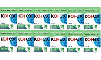 Kotex Natural İnce 14'lü Hijyenik Ped 12 Adet