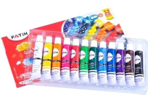 Fatih Tüp Çok Renkli 12x144 ml Guaj Boya Seti