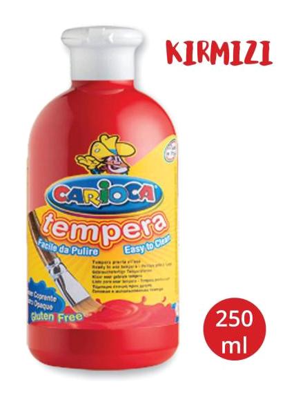 Carioca Ko024/04 Kırmızı 250 ml Guaj Boya Seti
