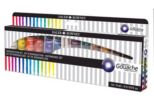 Daler Rowney Çok Renkli 12x15 ml Guaj Boya Seti