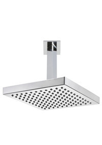 Eca Tiera 102145032 Krom Ankastre Kare Yağmur Tepe Duş Başlığı Gümüş