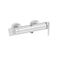 Vitra Suit A42818 Pirinç Çift Delikli Aç Kapa Yarı Ankastre Kare Banyo Bataryası Krom