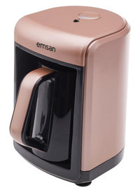 Emsan Bella Gusto 1 Hazneli 4 Fincan 535 W Golden Pink Türk Kahvesi Makinesi