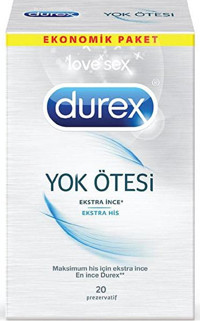 Durex Yok Ötesi Ultra İnce Prezervatif 20'li