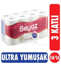 Beyaz Güvercin 3 Katlı 16'lı Rulo Tuvalet Kağıdı