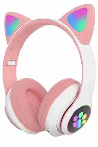 Newface Stn-28 Kulak Üstü Kablosuz Bluetooth Kulaklık Pembe