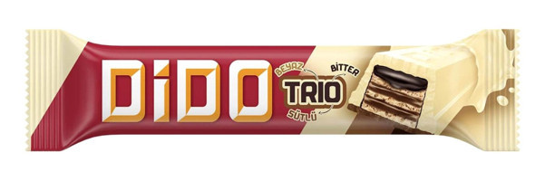Ülker Dido Trio Sütlü Çikolatalı Gofret 24x36.5 gr