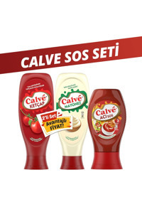 Calve Acısız Ketçap 600 gr + Mayonez 540 gr + Acı Sos 265 gr