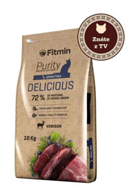 Fitmin Purity Delicious Taze Av Etli Yetişkin Kuru Kedi Maması 10 kg