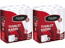 Flodex 2 Katlı 2x32'li Rulo Tuvalet Kağıdı