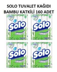 Solo Bambu Katkılı 2 Katlı 4x40'lı Rulo Tuvalet Kağıdı