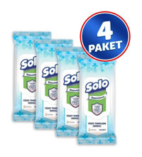 Solo Dezenfektan 160 Yaprak 4'lü Paket Yüzey Temizleme Mendili