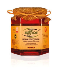 Saff Organik Süzme Çiçek Balı 700 gr