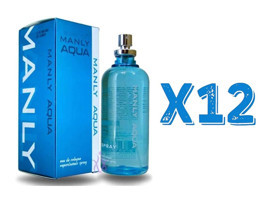 Manly Aqua EDC Erkek Parfüm 12x125 ml