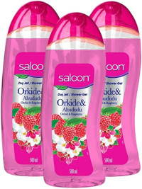 Saloon Ahududu Orkide Duş Jeli 3x500 ml