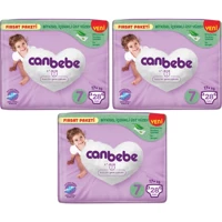 Canbebe 7 Numara Cırtlı Bebek Bezi 3x28 Adet