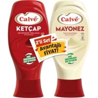 Calve Acısız Ketçap 610 gr + Mayonez 540 gr