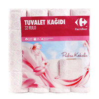 Carrefour Pudra Kokulu 2 Katlı 32'li Rulo Tuvalet Kağıdı