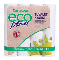 Carrefour Eco Planet2 Katlı 32'li Rulo Tuvalet Kağıdı