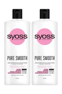 Syoss Pure Smooth Nemlendirici Saç Kremi 2 x 500 ml