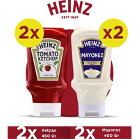 Heinz Acısız Ketçap 2x460 gr + Mayonez 400 gr