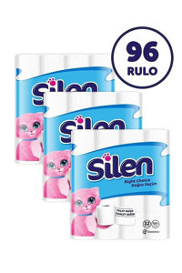 Silen 2 Katlı 96'lı Rulo Tuvalet Kağıdı