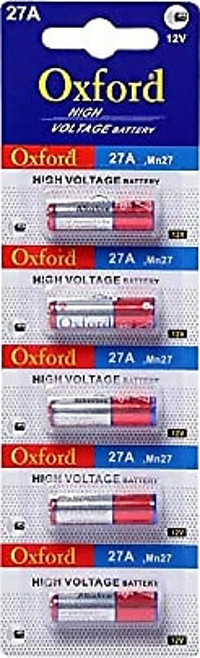 Oxford MN27 12 V Alkalin 27A Pil 5'li