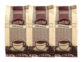 Sarraf Türk Kahvesi Sade Orta Kavrulmuş Türk Kahvesi 3x150 gr