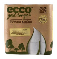Ecco 2 Katlı 32'li Rulo Tuvalet Kağıdı