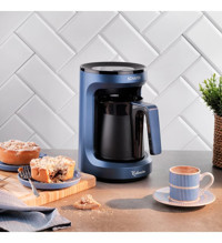 Schafer Kahvecim 1 Hazneli 4 Fincan Közde Kahve Tadında 600 W Mavi Türk Kahvesi Makinesi