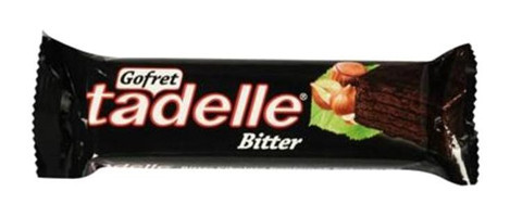 Tadelle Bitter Çikolatalı Gofret 24x35 gr