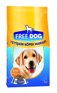 Free Biftek Tüm Irklar Yetişkin Köpek Maması 3 kg