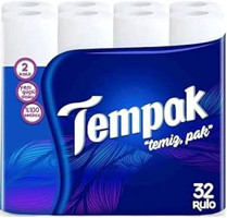 Tempak 2 Katlı 32'li Rulo Tuvalet Kağıdı